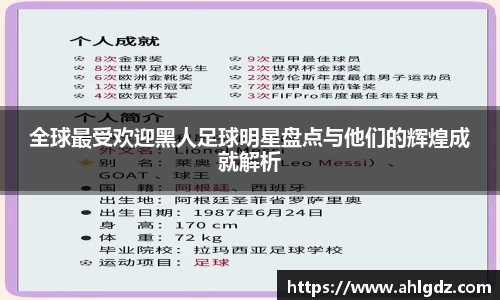 全球最受欢迎黑人足球明星盘点与他们的辉煌成就解析